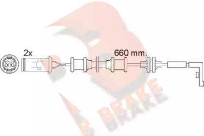 Контакт R BRAKE 610447RB